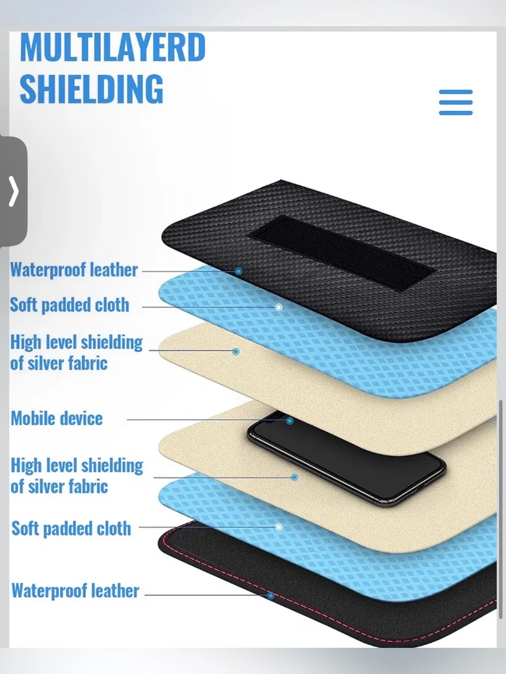 Faraday Bag, Signal Blocking (2 bags)